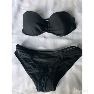Black Swimsuit 2pc Set